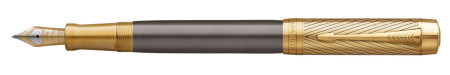 Parker Duofold Pioneers Collection Fountain Pen - Grey Arrow Gold Trim